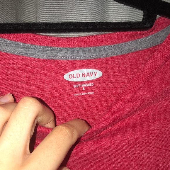 Heather red Soft Washed Tee Shirt - Picture 2 of 2